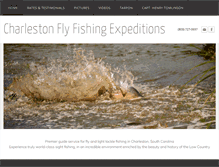 Tablet Screenshot of chasflyfishing.com